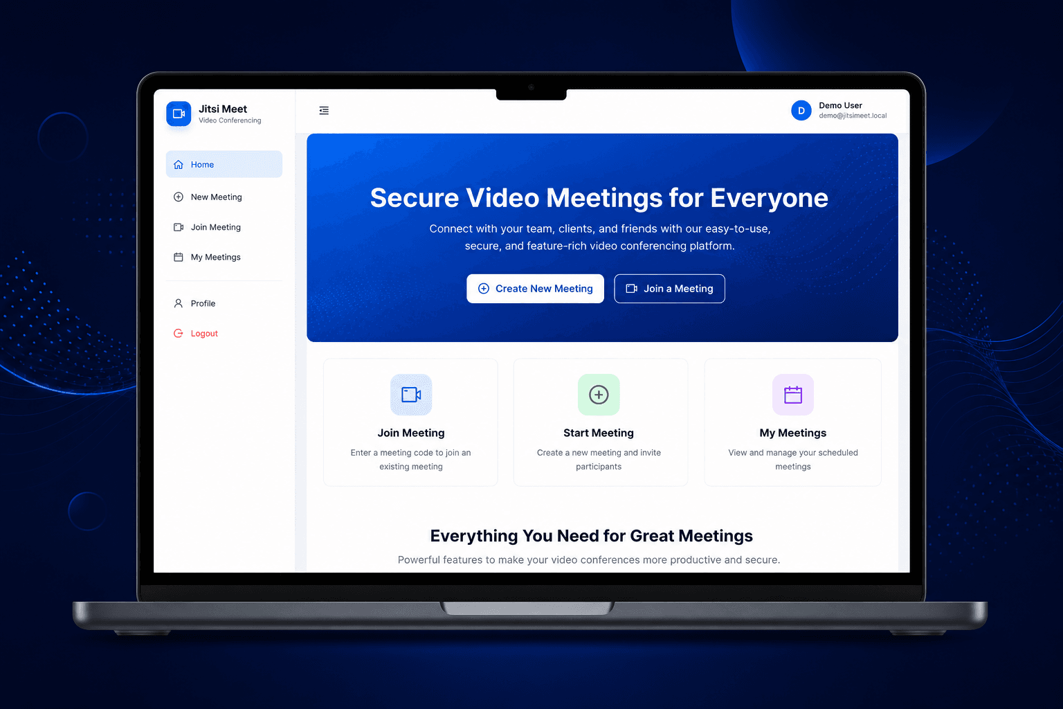 Meet — Video Conferencing demo